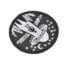 embroidery flying saucer UFO iron on patch badge hat jeans fabric appliqueGP