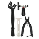 Deluxe Bike Chain Tools Cutter Bicycle Link Pliers Wear Indicator Hook Brush