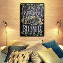 Letter Blessed Full Drill Diamond Painting Cross Stitch DIY Embroidery Kit A