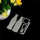 7pcs Cola Bottle Metal Cutting Dies For DIY Scrapbooking Album Paper Cards FT