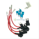 Car Auto 5 x 15A Add Circuit Mini Blade Fuse Box Holder ACS ATO ATC Piggy Tap