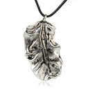 Fashion Jewelry Large Leaf Design Pendant Necklace Long Chain Women Charm