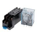 Utility HH52P-L MY2NJ Mini 12V DC5A Coil Power Relay 8 Pins DPDT w/ Socket Base