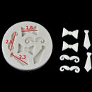 Silicone Beards Mustache Bow Tie Fondant Mould Cake Sugarcraft Chocolate Mold JR