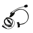 2 Pin Noise Canceling Headset Headphone with PTT Mic for 2way Walkie Talkie