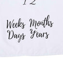 Baby Photography Prop Blankets Feet Printed Newborn Photo Backdrop Cloth