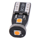 10x T10 Wedge 12V Super Bright CANBUS 194 168 2825 Amber Yellow LED LightBulbs3C