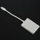 USB-C (Type C) to HDMI DVI 4K VGA Multilport Adaptor Converter with USB 3.0