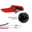 Car Led Brake Tail Light Rear Bumper Parking Warning Light Reflector Light