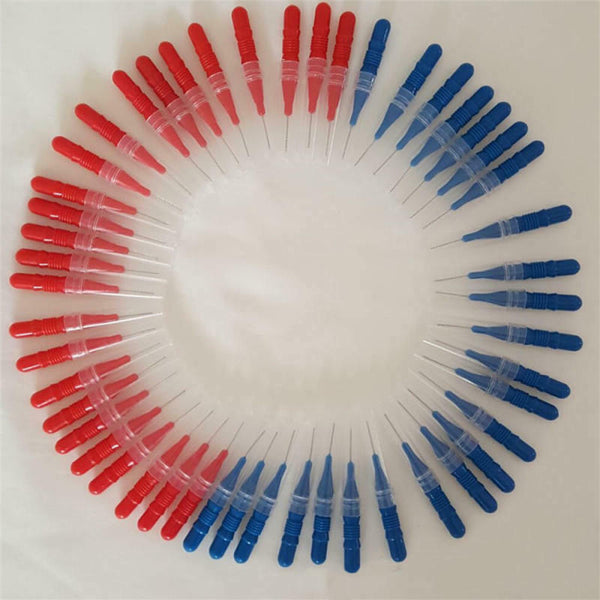 50pcs Dental Orthodontic Oral floss Interdental Brush Toothpick Teeth LWE MGA