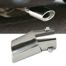 Car Universal Chrome Stainless Steel Rear Round Exhaust Muffler Tail Pipe N C6E7