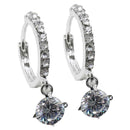 1 pair of stainless steel hoop earrings ladies unisex hoop earrings