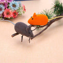 20pcs Flocking Mouse Shape Cat Toys Sound False Rat Pet Kitten Plaything