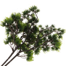 2 Piece Artificial Real Touch Pine Leaves Plant Foliage Garden Decor Green