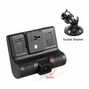 Car DVR 3 Cameras Lens 4.0 Inch Dash Camera Dual Lens with Rearview Camera