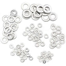 450 Pcs Boxed High Temperature Resistant Aluminum Washer Combination Alumin Z1G2
