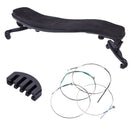 Professional Violin Shoulder Rest Rubber Damper Stainless Steel String Violin
