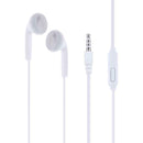3.5mm In-ear Wired MIC Headphone Phone Universal Music Earphone(White)