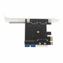 2 Ports PCI Express USB 3.0 Front Panel with Control Card Adapter 4Pin 20 PiC2W5