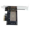 M.2 NVMe SSD to PCIE 3.0 X4 Adapter M Key interface Card with Heatsink for PC