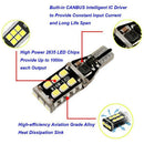 2x 921 LED Reverse Light Canbus Error Free 912 T15 W16W Backup Bulb 2400LM White