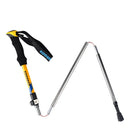 Telescopic Alpenstock Trekking Hiking Sticks Poles  Yellow