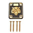 Zinc Alloy Guitar Neck Joint Plate with Screws Gasket Musical Instrument
