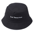 Fashion Letter Embroidery Fisherman Hats Men Women   Bucket Hat Fishing CapE â„–[