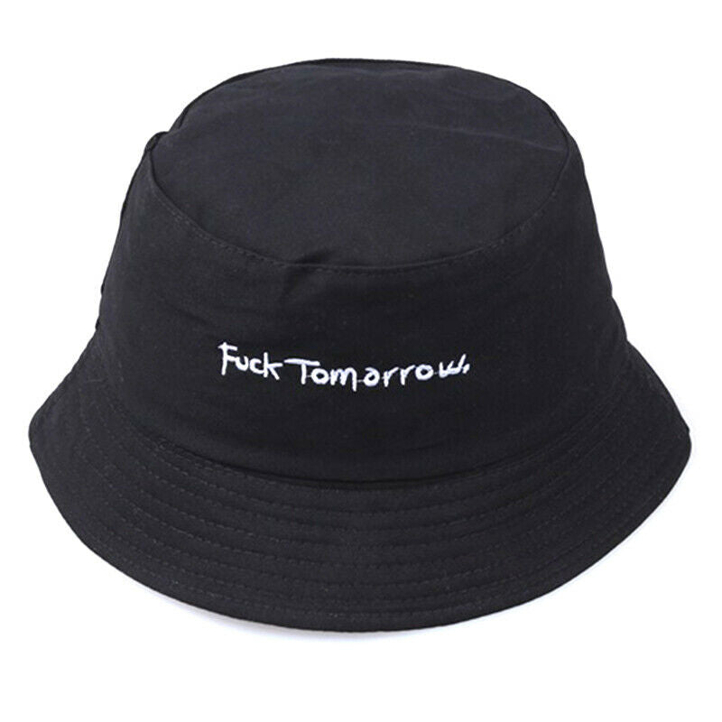 Fashion Letter Embroidery Fisherman Hats Men Women   Bucket Hat Fishing CapE â„–[