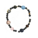 Milky Way Natural Stone Crystal Bead Eight Planets Galaxy Solar System Bracelet