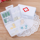 7 days Foldable Mini Pill Box Container Drug Tablet Storage Travel Case HolderME