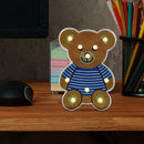 Creative DIY Full Drill Diamond Painting Bear LED Light Bedroom Night Lamp