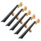 4/4 Exquisite Unfinished Solid Wood Violins Blank Neck Fingerboard Luthier Tools