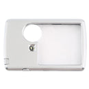 3x 6x LED Light Jewelry Magnifier Loupe Credit Card Shaped Lens Magnifying S Bj