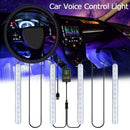 48LED Light Strip 5050 SMD Car Atmosphere Light Music Interior Light Kit Co E6J6