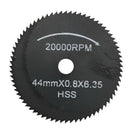 6pcs Metal HSS Circular Saw Blade Set Cutting Discs for Rotary Tool
