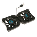 USB Mini Folding 2 Fan Laptop Notebook Cooling Cooler Pad Stand