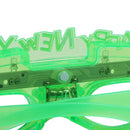 Happy New Year Flashing Led Glasses Luminous Light Up Gift Glowing Headba&+