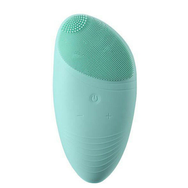 Facial Cleansing Brush Sonic Vibration Mini Face Cleaner Silicone Deep Pore H9E2