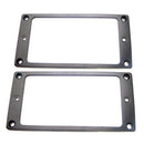 2 Pcs Guitar  Neck Pickup Mounting Ring Set For  Pickups - Black