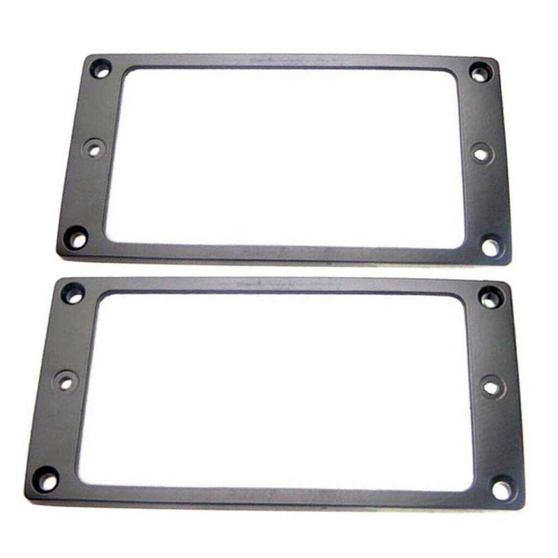 2 Pcs Guitar  Neck Pickup Mounting Ring Set For  Pickups - Black