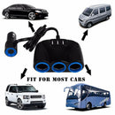 Unique Cigarette Lighter Socket Splitter 12V 3 USB Charger Power Adapter Car OF