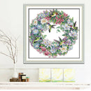 Hummingbirds Stamped Cross Stitch Kits Wedding Christmas Gifts 14CT 51x50cm