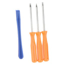 T6 T8 T10 Security Screwdriver Kit Set 4 in 1 Prying Repair Tools for Xbox 360 /