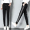 Summer Spring Casual Pants Sportswear Trousers Woman Haren Pants Double Str N1G5