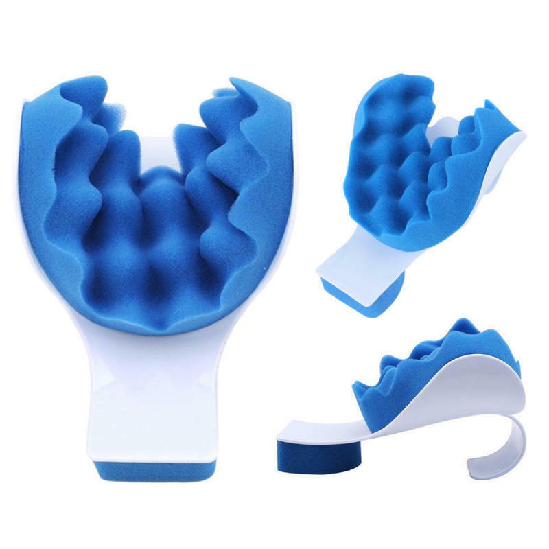 Portable Neck Massager Relaxation Pillow Relaxer Pain Relief Massage Pillo QIK