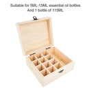 13 Slot Essential Oils Wood Wooden Storage Box 5/ 10/15/115ml Bottle Container
