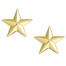 3 Pairs Star Brooch Pin, Collar Tips for Men Corsage Pin, Business Collar Pin