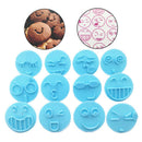 13 PCS/Set Cookies Cutter Plastic Biscuit Mould Cookie Fondant Cake DIY Tool3C