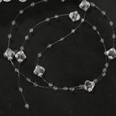 90ft Clear Crystal Bead Roll String Garland for Festival Wedding Party Decor
